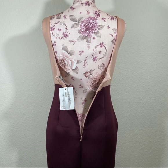 ASOS DESIGN sz:8 Color Block Gold V Bone Thigh High - Picture 9 of 16